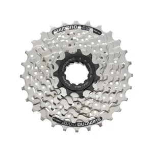 SHIMANO kazeta - CASSETTE HG41 7 11-28 - strieborná/čierna SHIMANO kazeta - CASSETTE HG41 7 11-28 - strieborná/čierna