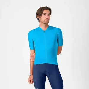 CASTELLI Cyklistický dres s krátkym rukávom - ESPRESSO 2 - svetlo modrá CASTELLI Cyklistický dres s krátkym rukávom - ESPRESSO 2 - svetlo modrá