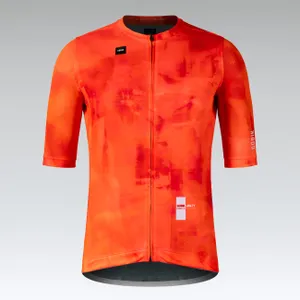 GOBIK Cyklistický dres s krátkym rukávom - STARK - oranžová GOBIK Cyklistický dres s krátkym rukávom - STARK - oranžová