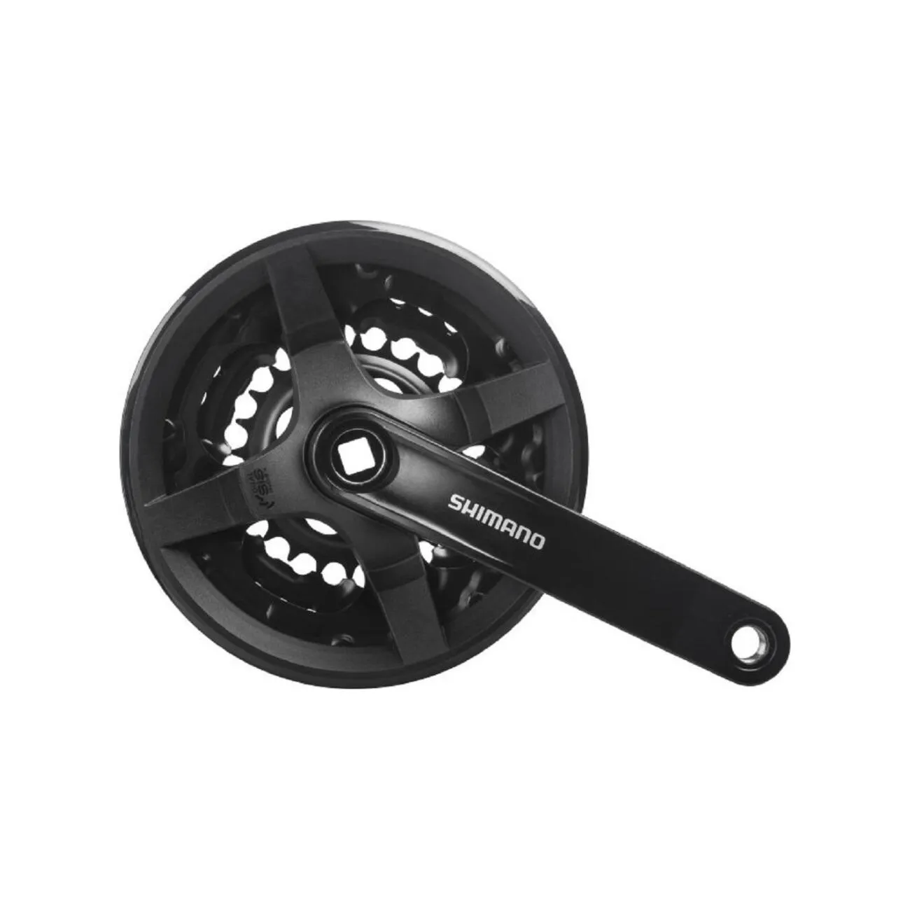 SHIMANO kľuky s prevodníkom - TOURNEY TY301 150mm 42/34/24 - čierna SHIMANO kľuky s prevodníkom - TOURNEY TY301 150mm 42/34/24 - čierna
