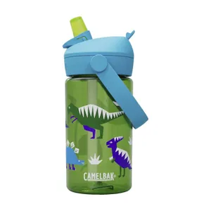 CAMELBAK Cyklistická fľaša na vodu - THRIVE FLIP STRAW KIDS 0,4l - zelená/modrá CAMELBAK Cyklistická fľaša na vodu - THRIVE FLIP STRAW KIDS 0,4l - zelená/modrá