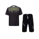 HOLOKOLO Cyklistický MTB dres a nohavice - FORCE MTB - čierna/žltá HOLOKOLO Cyklistický MTB dres a nohavice - FORCE MTB - čierna/žltá