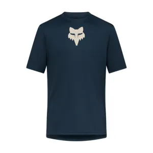 FOX Cyklistický dres s krátkym rukávom - RANGER SS HEAD - modrá FOX Cyklistický dres s krátkym rukávom - RANGER SS HEAD - modrá