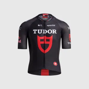 SPORTFUL Cyklistický dres s krátkym rukávom - TUDOR - čierna SPORTFUL Cyklistický dres s krátkym rukávom - TUDOR - čierna