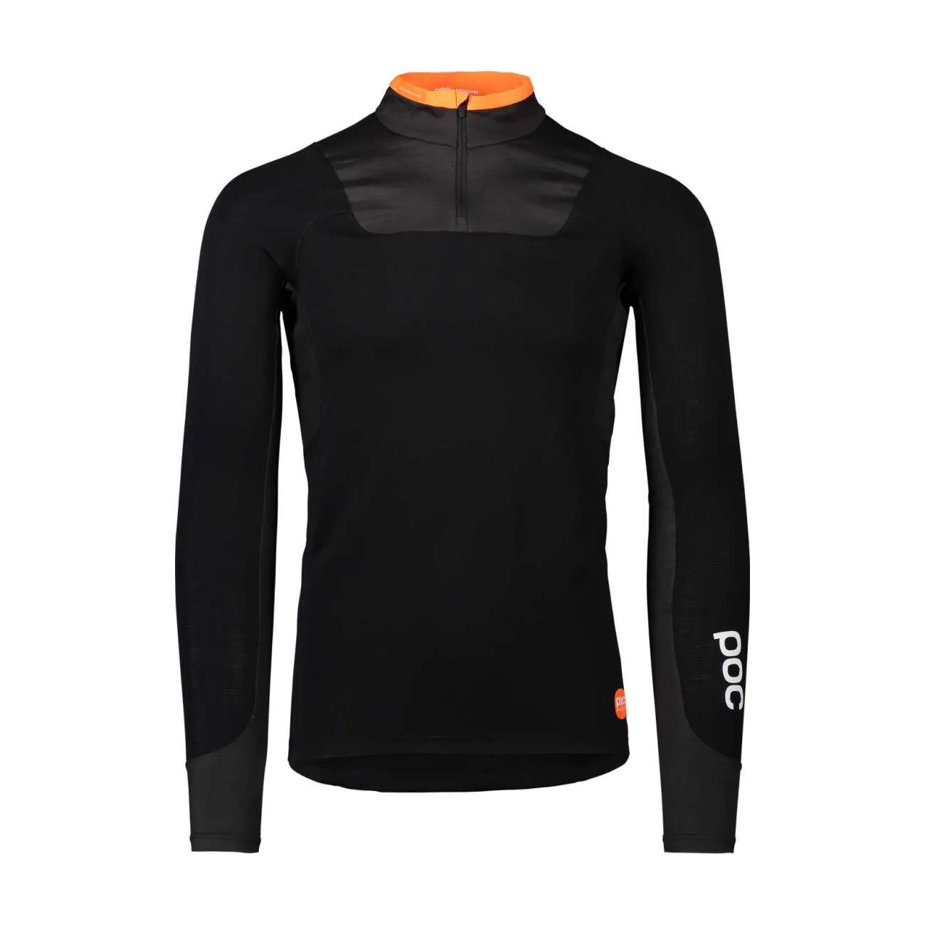 POC Cyklistické tričko s dlhým rukávom - RESISTANCE LAYER JERSEY - oranžová/čierna POC Cyklistické tričko s dlhým rukávom - RESISTANCE LAYER JERSEY - oranžová/čierna