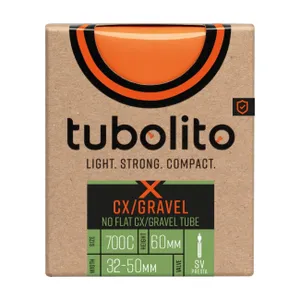 TUBOLITO duša - X-TUBO CX/GRAVEL 28/700C - SV60 - oranžová TUBOLITO duša - X-TUBO CX/GRAVEL 28/700C - SV60 - oranžová