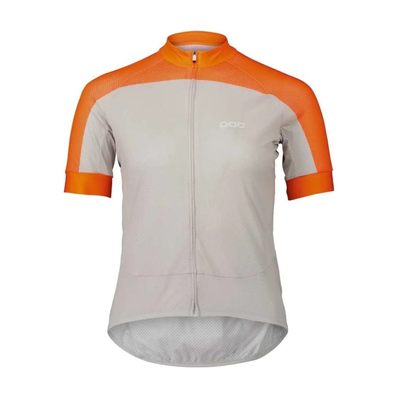 POC Cyklistický dres s krátkym rukávom - W%27S ESSENTIAL ROAD - šedá/oranžová POC Cyklistický dres s krátkym rukávom - W%27S ESSENTIAL ROAD - šedá/oranžová