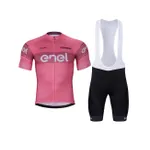 BONAVELO Cyklistický krátky dres a krátke nohavice - GIRO D´ITALIA - čierna/ružová BONAVELO Cyklistický krátky dres a krátke nohavice - GIRO D´ITALIA - čierna/ružová