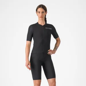 CASTELLI Cyklistické nohavice krátke s trakmi - PREMIO EVO W DT - čierna CASTELLI Cyklistické nohavice krátke s trakmi - PREMIO EVO W DT - čierna