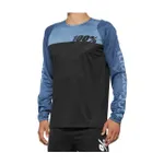 100% SPEEDLAB Cyklistický dres s dlhým rukávom letný - R-CORE - čierna/modrá 100% SPEEDLAB Cyklistický dres s dlhým rukávom letný - R-CORE - čierna/modrá