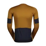 SCOTT Cyklistický dres s dlhým rukávom letný - ENDURANCE PRO - hnedá/modrá SCOTT Cyklistický dres s dlhým rukávom letný - ENDURANCE PRO - hnedá/modrá