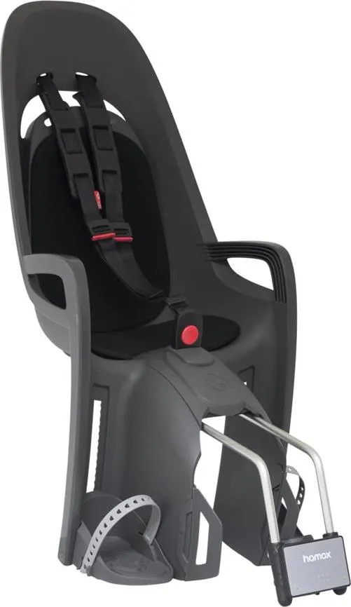 Šport a outdoor | Cyklistika | Cyklodoplnky | Detské sedačky - HAMAX Cyklosedačka s uzamykateľným zámkom Zenith grey/black Šport a outdoor | Cyklistika | Cyklodoplnky | Detské sedačky - HAMAX Cyklosedačka s uzamykateľným zámkom Zenith grey/black