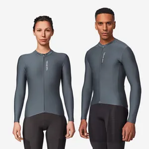 Športy > Cyklistika > Cyklistické oblečenie > Dámske cyklistické oblečenie > Dámske cyklistické dresy a tričká > Dámske cyklistické dresy a tričká s dlhým rukávom - Unisex cyklistický dres Racer 2 dlhý rukáv sivý Športy > Cyklistika > Cyklistické oblečenie > Dámske cyklistické oblečenie > Dámske cyklistické dresy a tričká > Dámske cyklistické dresy a tričká s dlhým rukávom - Unisex cyklistický dres Racer 2 dlhý rukáv sivý