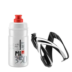 Juniorská fľaša na bicykel ELITE Set CEO red logo 350 ml Juniorská fľaša na bicykel ELITE Set CEO red logo 350 ml
