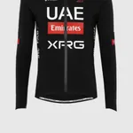 PISSEI Cyklistická zateplená bunda - UAE TEAM EMIRATES - XRG 2025 GIACCA PRIMAPELLE OFFICIAL - čierna PISSEI Cyklistická zateplená bunda - UAE TEAM EMIRATES - XRG 2025 GIACCA PRIMAPELLE OFFICIAL - čierna