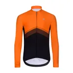 HOLOKOLO Cyklistický dres s dlhým rukávom zimný - ARROW II WINTER - oranžová/čierna HOLOKOLO Cyklistický dres s dlhým rukávom zimný - ARROW II WINTER - oranžová/čierna