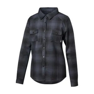 IXS košeľa - CARVE 1.0 W - antracitová/čierna IXS košeľa - CARVE 1.0 W - antracitová/čierna