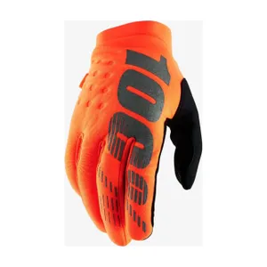 100% SPEEDLAB Cyklistické rukavice dlhoprsté - BRISKER JR - oranžová 100% SPEEDLAB Cyklistické rukavice dlhoprsté - BRISKER JR - oranžová