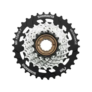 SHIMANO viackoliečko - TZ510 7 MEGA RANGE - strieborná/čierna SHIMANO viackoliečko - TZ510 7 MEGA RANGE - strieborná/čierna