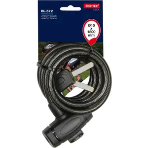 Šport a outdoor | Cyklistika | Cyklodoplnky | Zámky - Richter Czech RL.572.10x1800.CRN Šport a outdoor | Cyklistika | Cyklodoplnky | Zámky - Richter Czech RL.572.10x1800.CRN