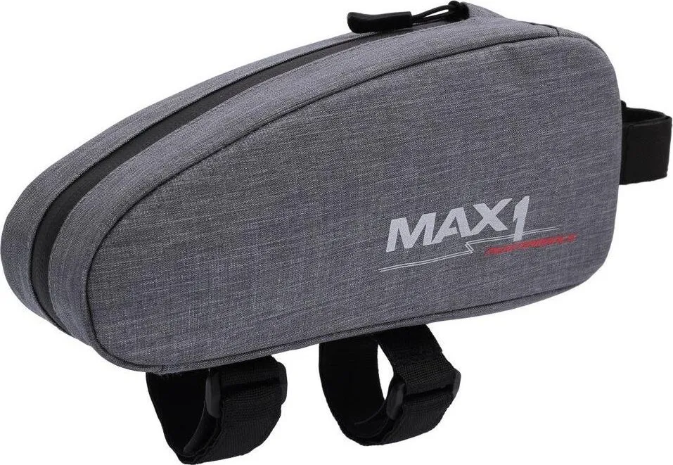 Šport a outdoor | Cyklistika | Cyklodoplnky | Tašky - MAX1 Top Tube – taška na na rám, sivá Šport a outdoor | Cyklistika | Cyklodoplnky | Tašky - MAX1 Top Tube – taška na na rám, sivá