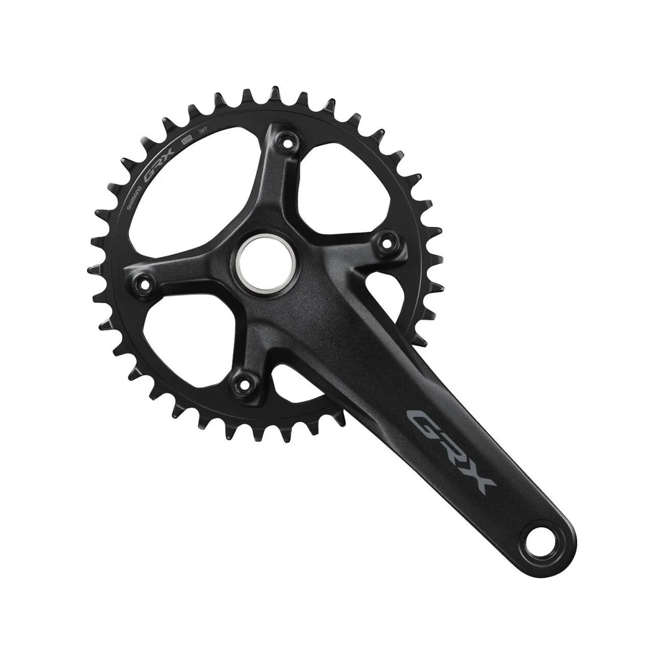 SHIMANO kľuky s prevodníkom - GRX RX610 - 1 175mm 38 - čierna SHIMANO kľuky s prevodníkom - GRX RX610 - 1 175mm 38 - čierna