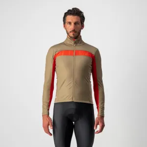 CASTELLI Cyklistická zateplená bunda - MORTIROLO VI - zelená CASTELLI Cyklistická zateplená bunda - MORTIROLO VI - zelená