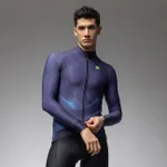 ALÉ Cyklistický dres s dlhým rukávom zimný - PRAGMA COSMIC - modrá ALÉ Cyklistický dres s dlhým rukávom zimný - PRAGMA COSMIC - modrá
