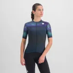 SPORTFUL Cyklistický dres s krátkym rukávom - FLOW SUPERGIARA - modrá SPORTFUL Cyklistický dres s krátkym rukávom - FLOW SUPERGIARA - modrá