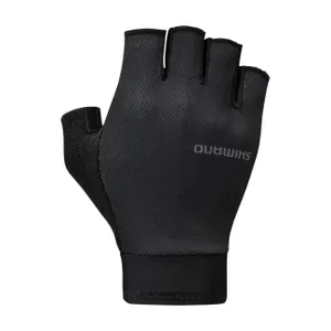 SHIMANO Cyklistické rukavice krátkoprsté - EXPLORER GEL - čierna SHIMANO Cyklistické rukavice krátkoprsté - EXPLORER GEL - čierna