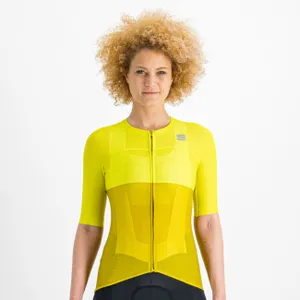 SPORTFUL Cyklistický dres s krátkym rukávom - PRO - žltá SPORTFUL Cyklistický dres s krátkym rukávom - PRO - žltá