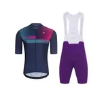HOLOKOLO Cyklistický krátky dres a krátke nohavice - SPECTRO - fialová/modrá HOLOKOLO Cyklistický krátky dres a krátke nohavice - SPECTRO - fialová/modrá