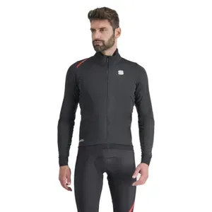 Pánska cyklistická bunda SPORTFUL Fiandre jacket, black Pánska cyklistická bunda SPORTFUL Fiandre jacket, black