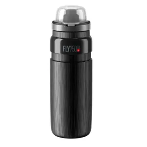 ELITE Cyklistická fľaša na vodu - FLY MTB TEX 750 ml - čierna ELITE Cyklistická fľaša na vodu - FLY MTB TEX 750 ml - čierna