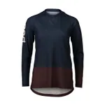POC Cyklistický dres s dlhým rukávom letný - MTB PURE LADY - hnedá/modrá POC Cyklistický dres s dlhým rukávom letný - MTB PURE LADY - hnedá/modrá