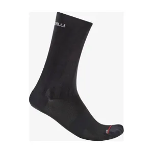 CASTELLI Cyklistické ponožky klasické - AERO RACE PRO 20 - čierna CASTELLI Cyklistické ponožky klasické - AERO RACE PRO 20 - čierna