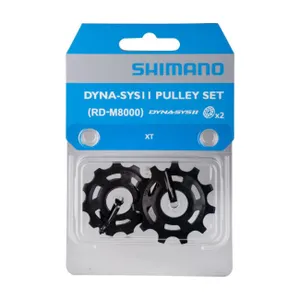SHIMANO kladky pre prehadzovačku - PULLEYS RD-M8000 - čierna SHIMANO kladky pre prehadzovačku - PULLEYS RD-M8000 - čierna