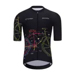 HOLOKOLO Cyklistický dres s krátkym rukávom - MAAPPI DARK - čierna/viacfarebná HOLOKOLO Cyklistický dres s krátkym rukávom - MAAPPI DARK - čierna/viacfarebná