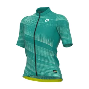 ALÉ Cyklistický dres s krátkym rukávom - PR-R GREEN SPEED LADY - zelená ALÉ Cyklistický dres s krátkym rukávom - PR-R GREEN SPEED LADY - zelená
