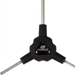 Šport a outdoor | Cyklistika | Náradie | Imbusové a torx kľúče - Force Klíč Y imbus trojstranný 4/5/6 mm, čierny Šport a outdoor | Cyklistika | Náradie | Imbusové a torx kľúče - Force Klíč Y imbus trojstranný 4/5/6 mm, čierny