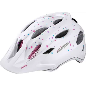 Šport a outdoor | Cyklistika | Prilby - Alpina Carapax Jr. white-polka dots M Šport a outdoor | Cyklistika | Prilby - Alpina Carapax Jr. white-polka dots M