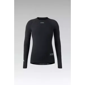 GOBIK Cyklistické tričko s dlhým rukávom - WINTER MERINO WOMEN - čierna GOBIK Cyklistické tričko s dlhým rukávom - WINTER MERINO WOMEN - čierna