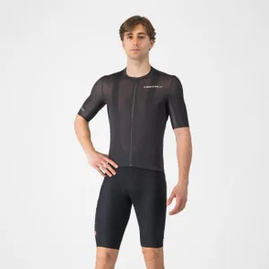 CASTELLI Cyklistické nohavice krátke s trakmi - UNLIMITED ENDURANCE - čierna CASTELLI Cyklistické nohavice krátke s trakmi - UNLIMITED ENDURANCE - čierna