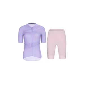 RIVANELLE Cyklistický krátky dres a krátke nohavice - GLAMOR - ružová/fialová RIVANELLE Cyklistický krátky dres a krátke nohavice - GLAMOR - ružová/fialová