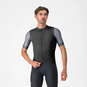 CASTELLI Cyklistický dres s krátkym rukávom - PROLOGO LITE 2 - čierna CASTELLI Cyklistický dres s krátkym rukávom - PROLOGO LITE 2 - čierna