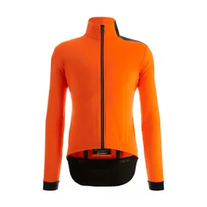 SANTINI Cyklistická zateplená bunda - VEGA MULTI - oranžová SANTINI Cyklistická zateplená bunda - VEGA MULTI - oranžová