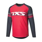 IXS Cyklistický dres s dlhým rukávom letný - TRIGGER LITE 1.1 KIDS - červená/modrá IXS Cyklistický dres s dlhým rukávom letný - TRIGGER LITE 1.1 KIDS - červená/modrá