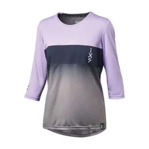 IXS dres s 3/4 rukávom - CARVE 1.0 W - fialová/šedá IXS dres s 3/4 rukávom - CARVE 1.0 W - fialová/šedá