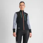 SPORTFUL Cyklistická zateplená bunda - SUPERGIARA W - čierna/modrá/fialová SPORTFUL Cyklistická zateplená bunda - SUPERGIARA W - čierna/modrá/fialová