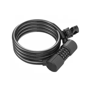 SYNCROS zámok na bicykel - MASSET COIL LOCK - čierna SYNCROS zámok na bicykel - MASSET COIL LOCK - čierna